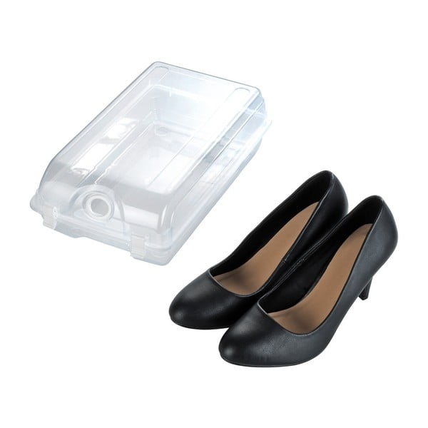 Scatola trasparente per scarpe Smart, larghezza 19,5 cm - Wenko