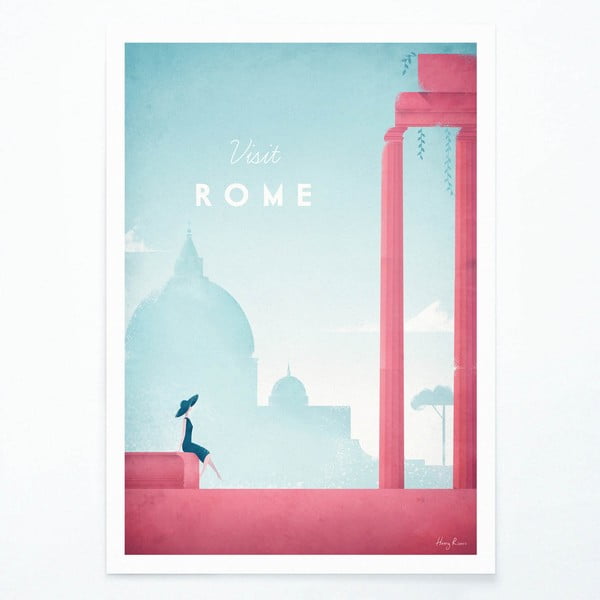 Poster , 30 x 40 cm Rome - Travelposter