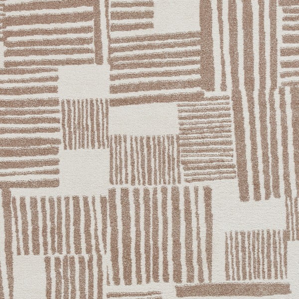 Tappeto in marrone chiaro 160x230 cm Blocks – Catherine Lansfield-image-4