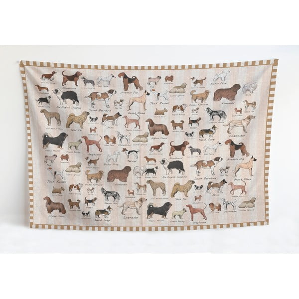 Copriletto per letto matrimoniale 170x240 cm Dog Types - Little Nice Things