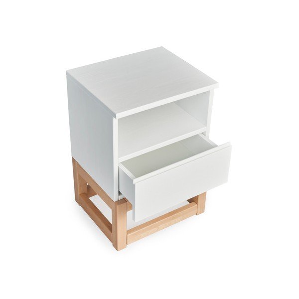 Noční stolek z masivního borovicového dřeva SKANDICA Karin-image-2