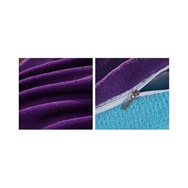 Biancheria da letto in microfibra double-face rosso - rosa Furry, 200 x 220 cm - DecoKing-image-1