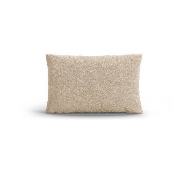 Cuscino per divano beige con rivestimento in bouclé Poppy – Micadoni 