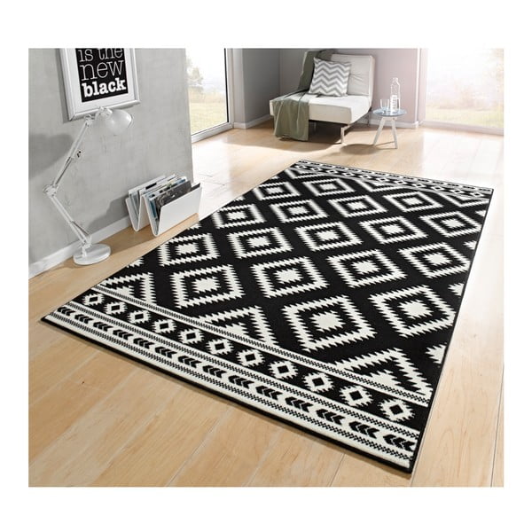 Runner etnico in bianco e nero, 80 x 200 cm Gloria - Hanse Home-image-1