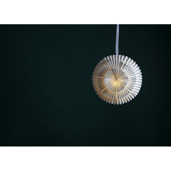 Decorazione luminosa natalizia bianca ø 50 cm Frost - Star Trading-image-4