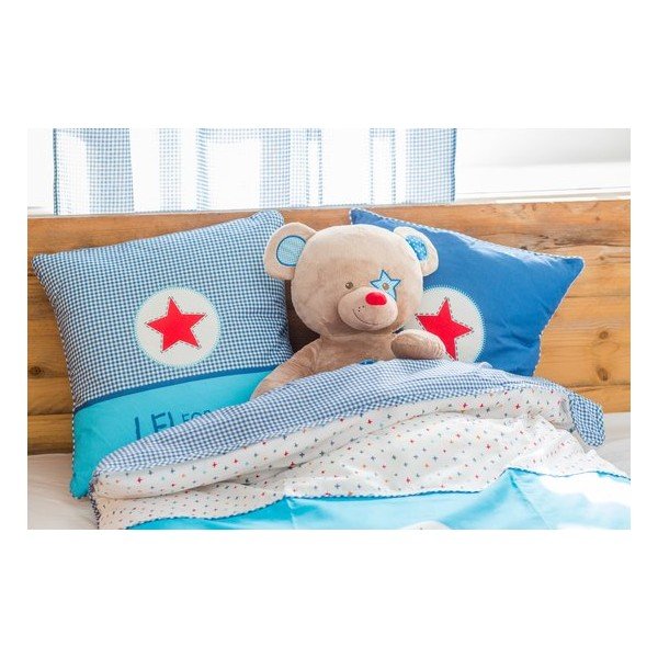 Cuscino blu , 45 x 45 cm - Tiseco Home Studio-image-1