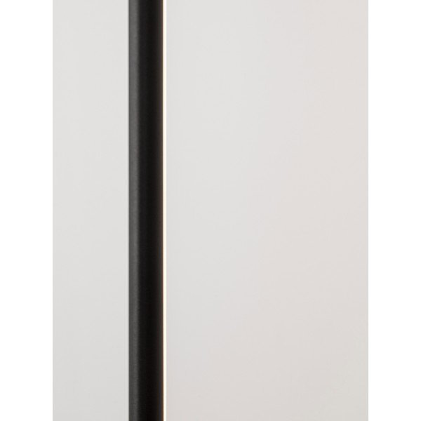 Lampada da terra LED nera opaca in alluminio (altezza totale 300 cm) Elettra – Nova Luce-image-4