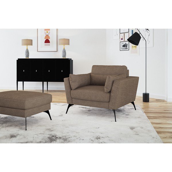 Poggiapiedi marrone Susan - Marie Claire Home-image-4
