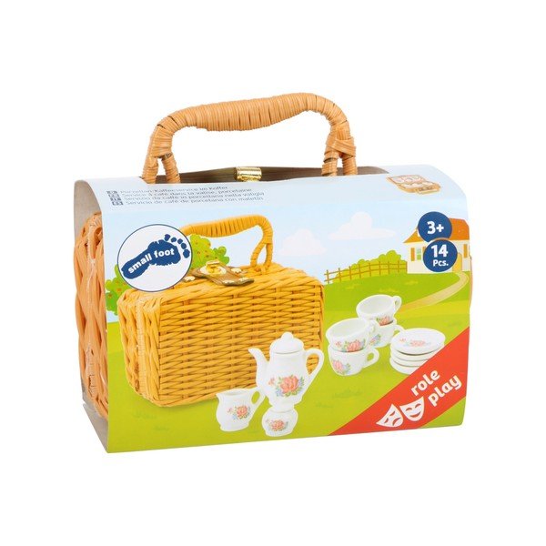 Set di 14 pezzi in porcellana per bambini con astuccio Caffè - Legler-image-3