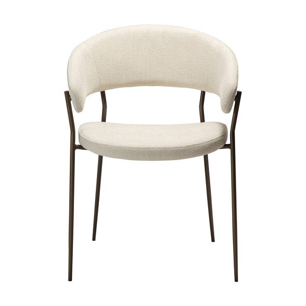 Sedia da pranzo beige con braccioli Reboot – DAN-FORM Denmark-image-1