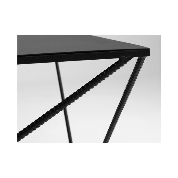 Tavolino nero Custom Form Daryl, lunghezza 140 cm - CustomForm-image-1
