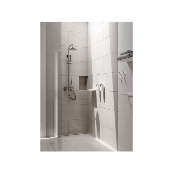 Dispenser di sapone in metallo bianco da parete 200 ml Rim - Zone-image-4