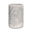 Portaspazzolino bianco in ceramica Amber – douceur d'intérieur