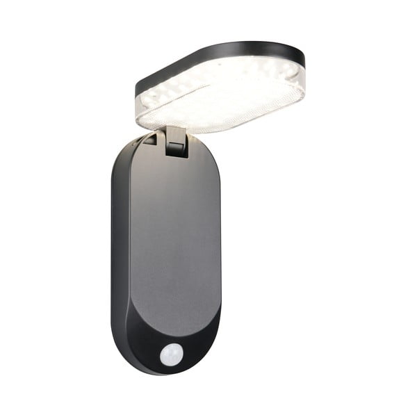 Illuminazione esterna LED con alimentazione a pannelli solari con sensore di movimento da parete (altezza totale 26 cm) Lagoas – Trio