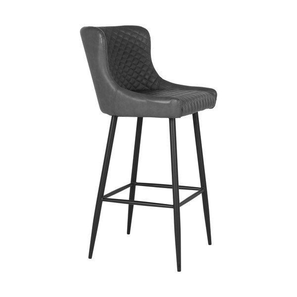 Sgabello da bar grigio scuro 105 cm Dallas - House Nordic-image-1