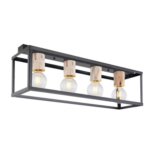 Lampada da soffitto nera 17x70 cm Retro - Candellux Lighting