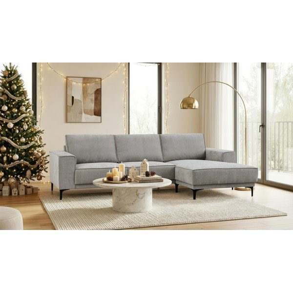 Divano angolare grigio (con penisola a destra/con chaise lounge) Copenhagen – Scandic-image-2