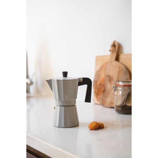 Caffettiera grigio in metallo 400 ml Moshi – Leopold Vienna-image-1