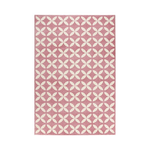 Růžový koberec Mint Rugs Tiffany, 120 x 170 cm