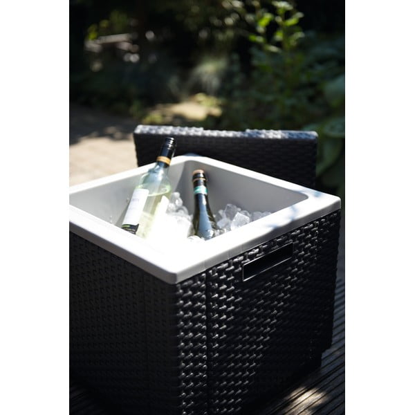 Tavolo da giardino con vaschetta per il ghiaccio 42x42 cm - Keter-image-1