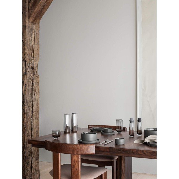 Set di 2 bottiglie per aceto e olio con coperchio in silicone grigio - Blomus-image-1