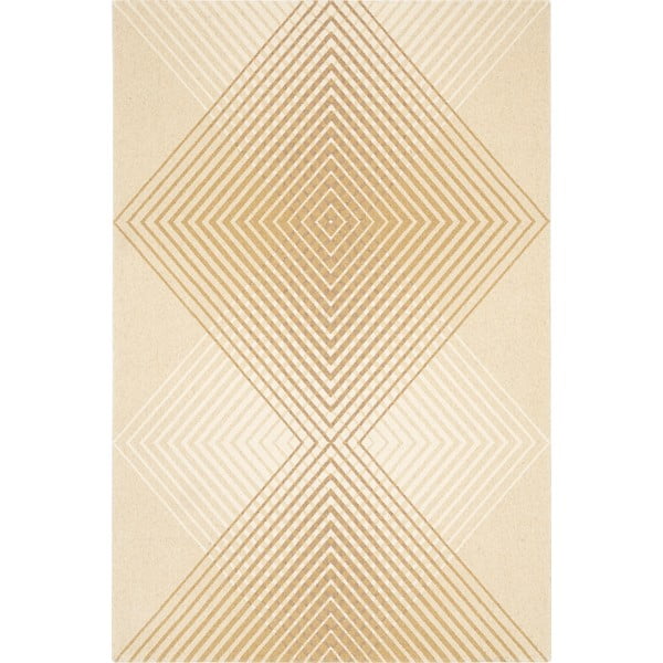 Tappeto in lana beige 200x300 cm Chord - Agnella