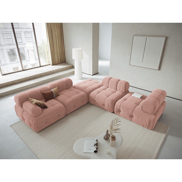 Divano componibile in rosa chiaro Ferento – Cosmopolitan Design-image-1