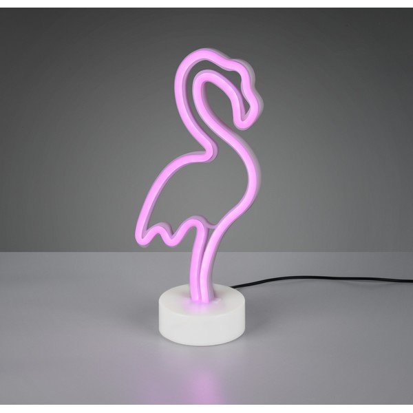 Lampada da tavolo a LED bianca (altezza 29 cm) Flamingo - Reality-image-1
