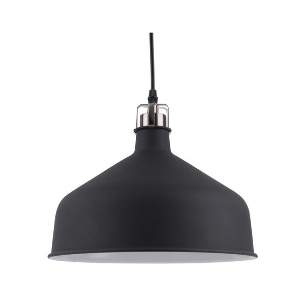 Černé závěsné svítidlo Leitmotiv Copious, ⌀ 30 cm