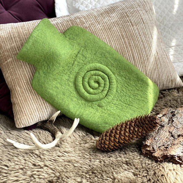Termoforo con rivestimento in 100% lana merino Classic - Hugo Frosch-image-2