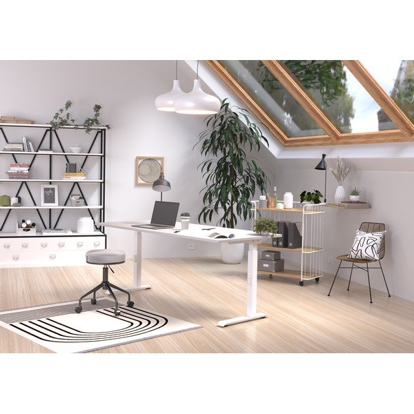 Tavolo da lavoro regolabile in altezza 80x180 cm Downey - Germania-image-1