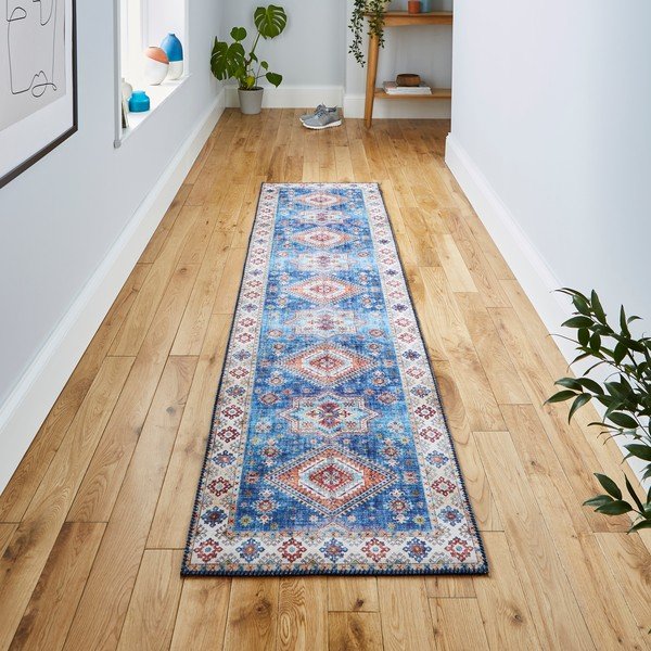 Tappeto blu 225x60 cm Topaz - Think Rugs-image-1