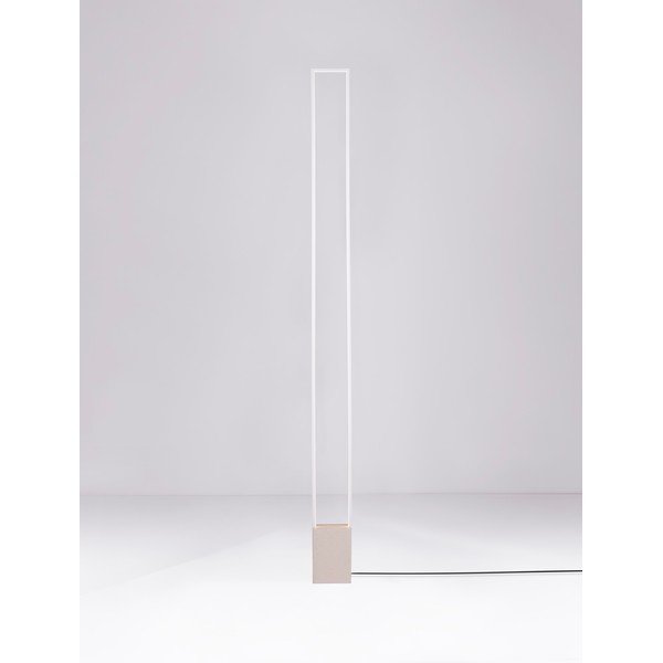 Lampada da terra LED bianca (altezza totale 161 cm) Lithos – Nova Luce-image-3