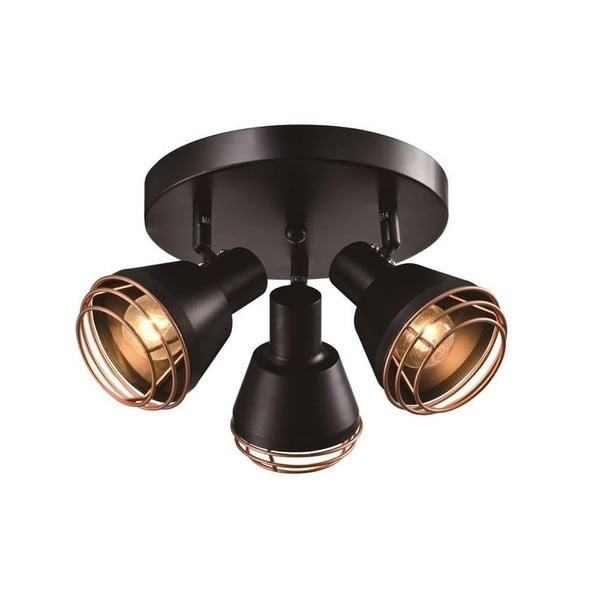 Plafoniera in metallo nero Neria - Candellux Lighting