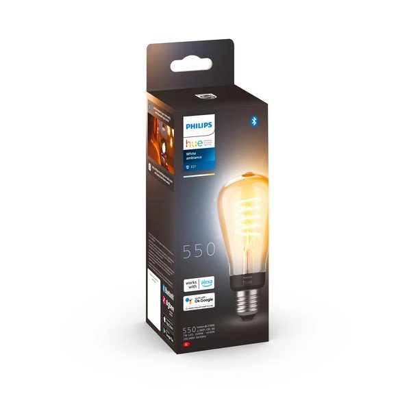 Lampadina smart a filamento E27, 7 W White ambiance - Philips Hue-image-3