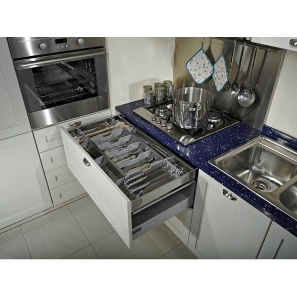 Credenza grigia per cassetto 33 x 46 cm Flexo - Elletipi-image-2