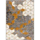 Tappeto giallo ocra e grigio 133x190 cm Soft - FD