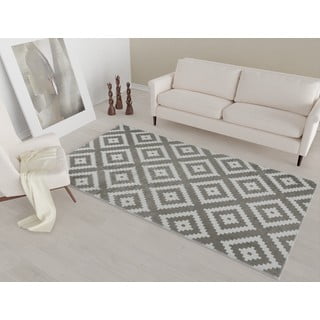 Tappeto lavabile marrone chiaro e crema 200x80 cm - Vitaus