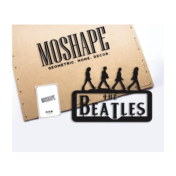 Decorazione murale nera The Beatles - Unknown-image-1