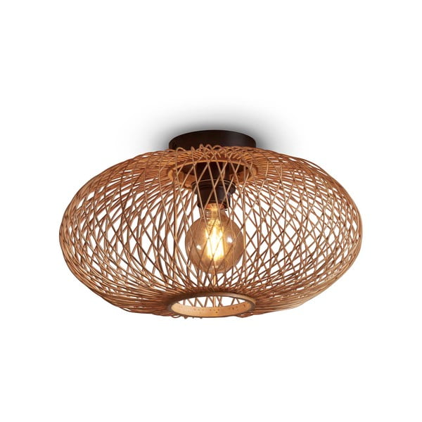 Lampada da soffitto con paralume in bambù in bronzo ø 40 cm Cango - Good&Mojo