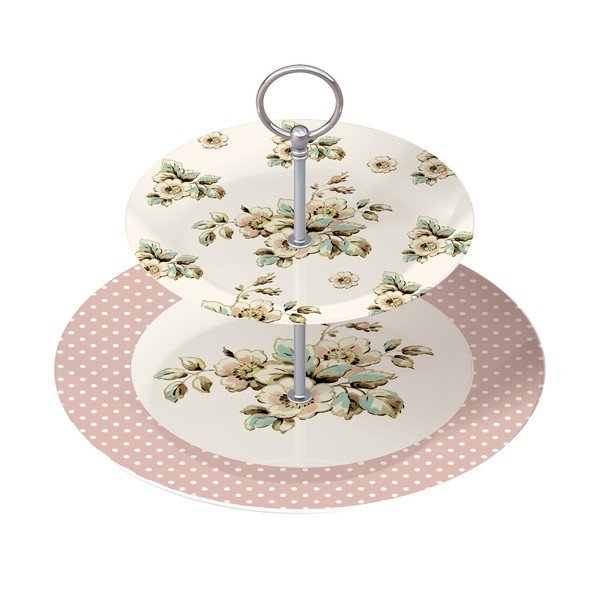 Vassoio per dolci in porcellana Cottage Flower - Creative Tops