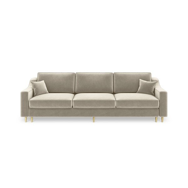 Divano letto a tre posti beige Marigold - Mazzini Sofas