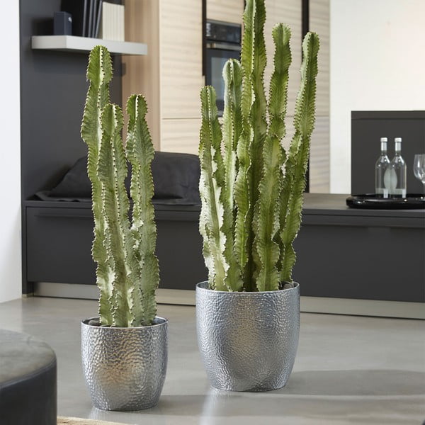 Coprivaso in ceramica ø 27 cm Boston Metallic - Big pots-image-1