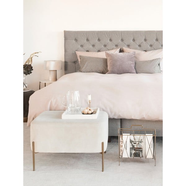 Biancheria da letto in cotone sateen rosa 200x135 cm Comfort - Westwing Collection-image-3