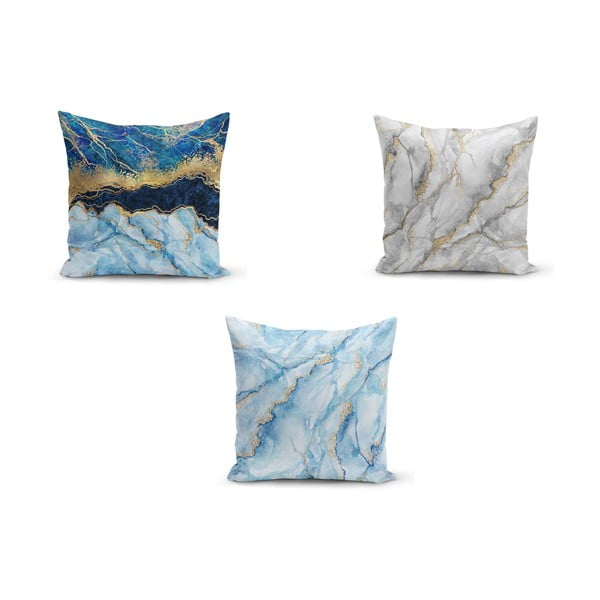 Set di 3 federe Azuro Cassie, 45 x 45 cm - Minimalist Cushion Covers