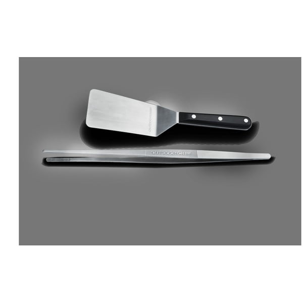 Set di 2 pezzi di utensili per barbecue Plancha - Outdoorchef-image-1