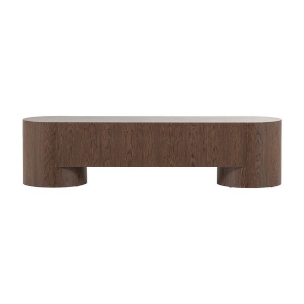 Mobile TV colore naturale scuro 200x50x50 cm Velari – WOOOD-image-4