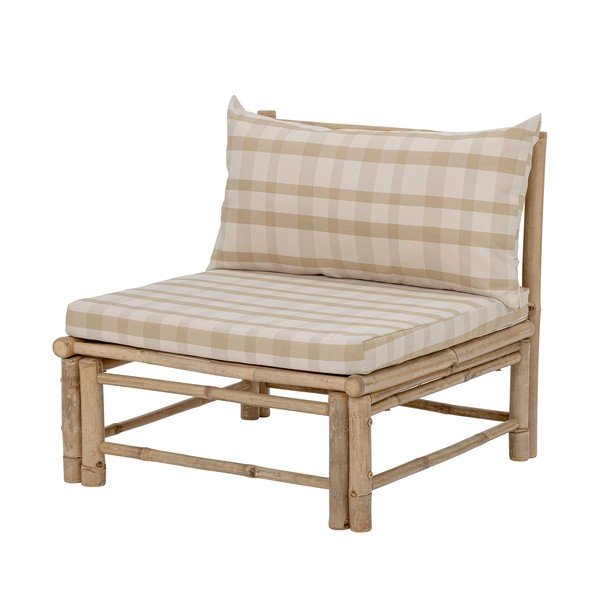 Modulo divano da giardino in colore naturale (parte centrale) Korfu - Bloomingville-image-3