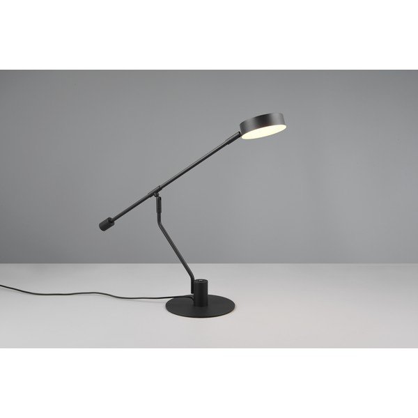 Lampada da tavolo LED nera opaca con struttura flessibile (altezza totale 64 cm) Manduro – Trio-image-2