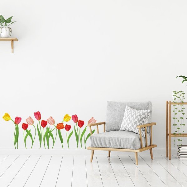 Set di adesivi murali Wild Tulips - Ambiance-image-1